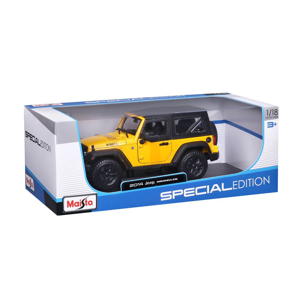 MAISTO SP EDITION Αυτοκίνητο 2014 Jeep Wrangler 1:18 Κίτρινο