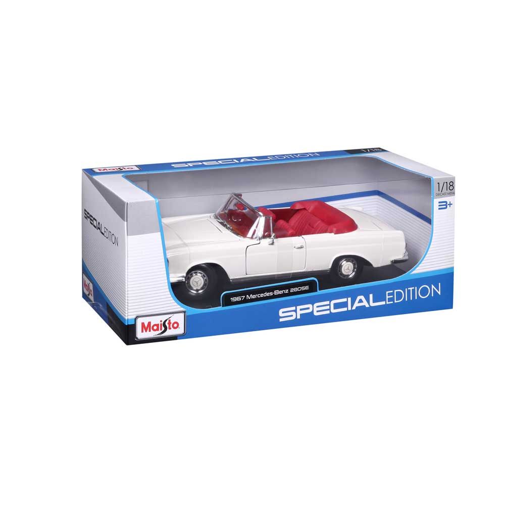 MAISTO SP EDITION Αυτοκίνητο Mercedes Benz 280SE, Cabrio 1967 1:18
