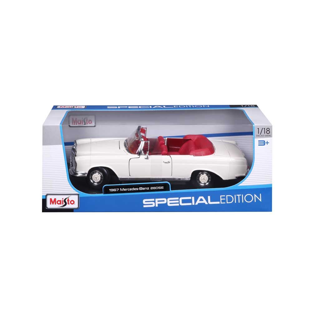 MAISTO SP EDITION Αυτοκίνητο Mercedes Benz 280SE, Cabrio 1967 1:18