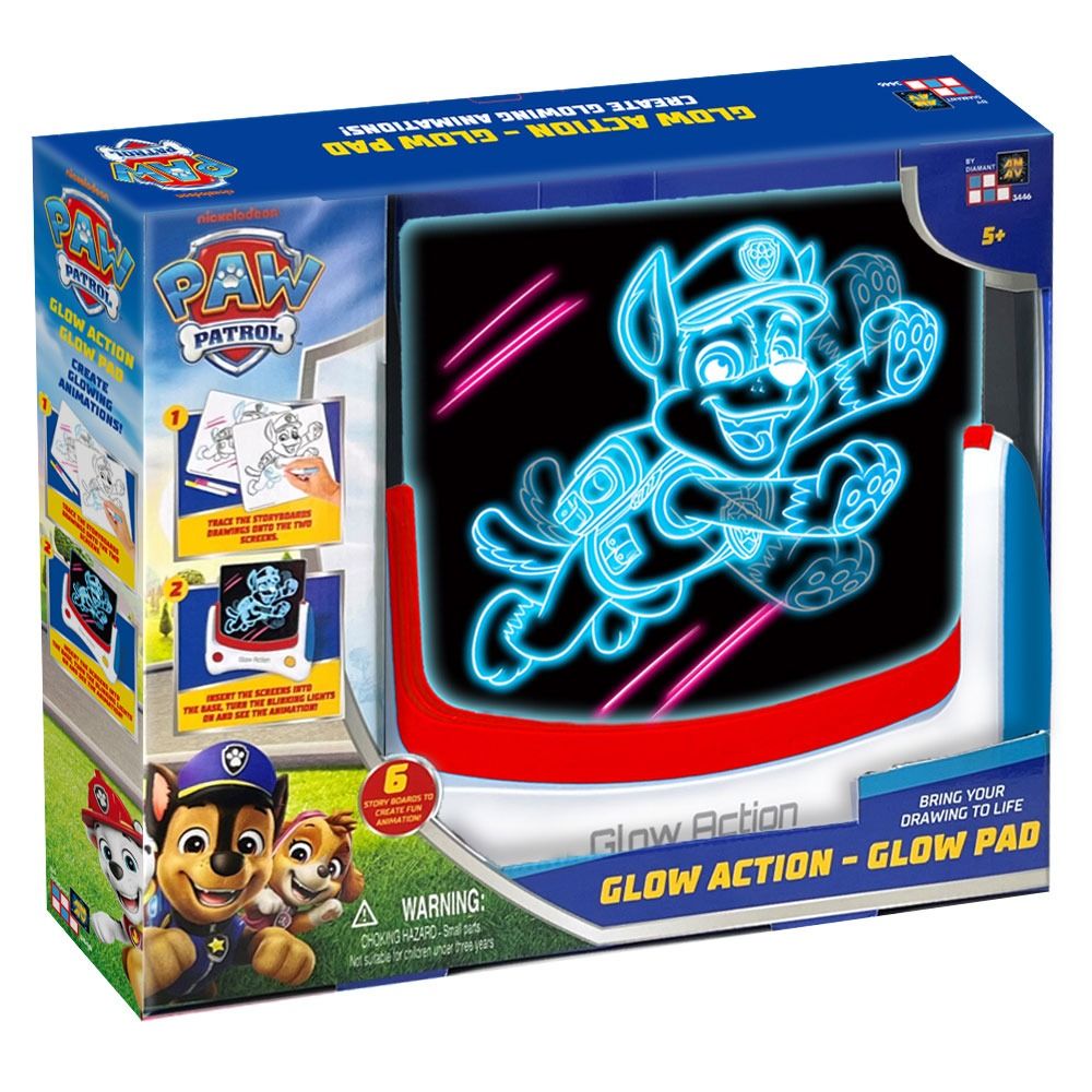 AM-AV Paw Patrol Light Up Drawing Board