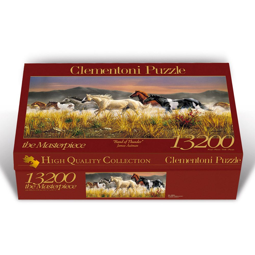 ΚΛΕΜΕΝΤΟΝΗ 13200χ. Παζλ με άλογα που τρέχουν
