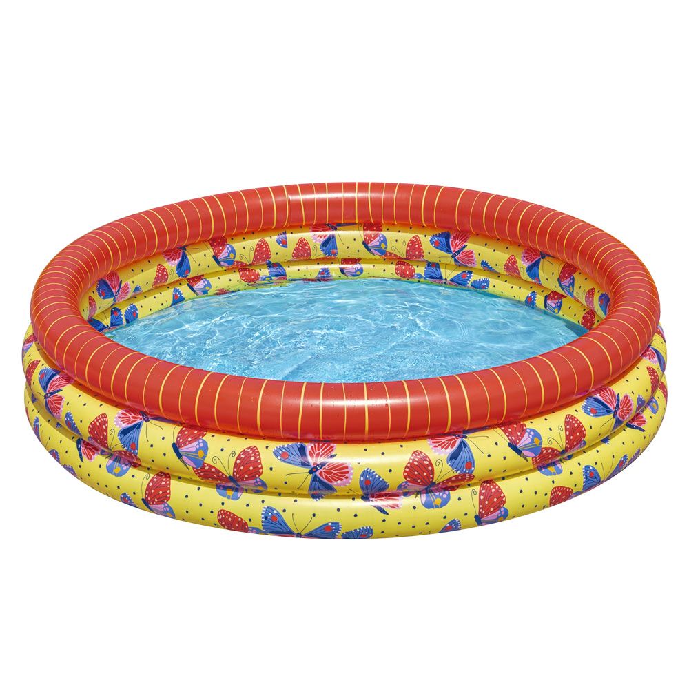 BESTWAY Φουσκωτή πισίνα Πανέμορφες πεταλούδες 168x38cm.