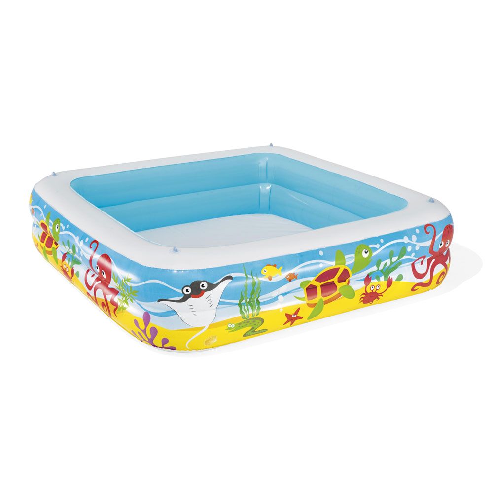 BESTWAY Φουσκωτή πισίνα με στέγαστρο 140x140x114 cm.