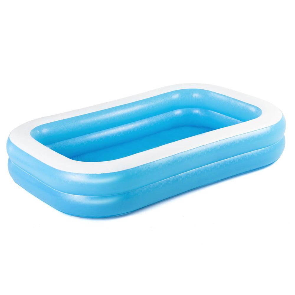 BESTWAY Πισίνα Οικογένεια με λευκή ρίγα 269x175x51 cm.