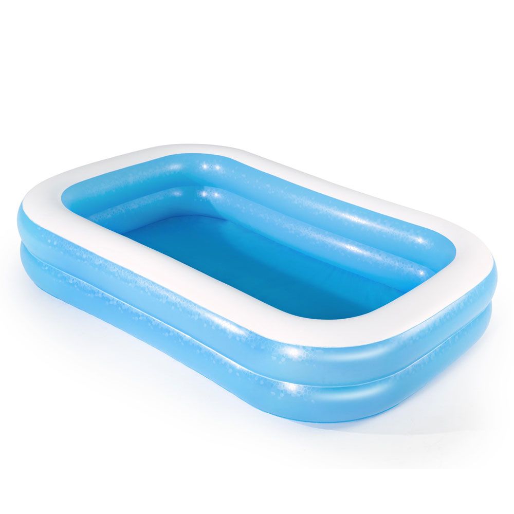 BESTWAY Πισίνα Οικογένεια με λευκή ρίγα 269x175x51 cm.