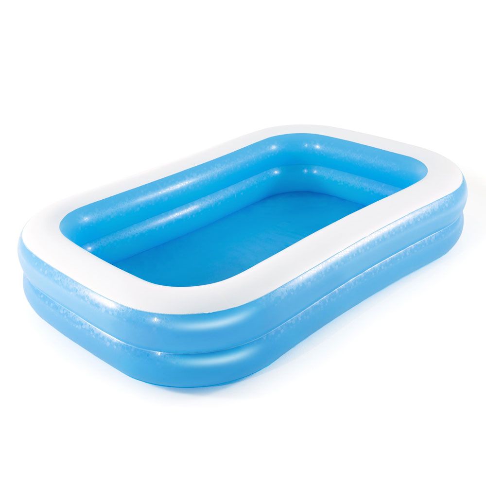 BESTWAY Πισίνα Οικογένεια με λευκή ρίγα 269x175x51 cm.