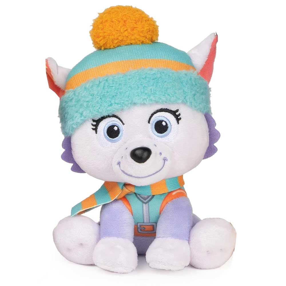 Λούτρινο κουτάβι Paw Patrol με καπέλο και κασκόλ 15 εκ.