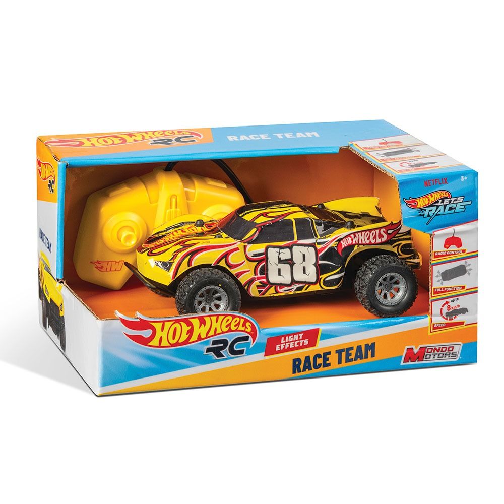 MONDO MOTORS Hot Wheels Car Race Team 1:28 Τηλεχειριστήριο/C 2 μοντέλα