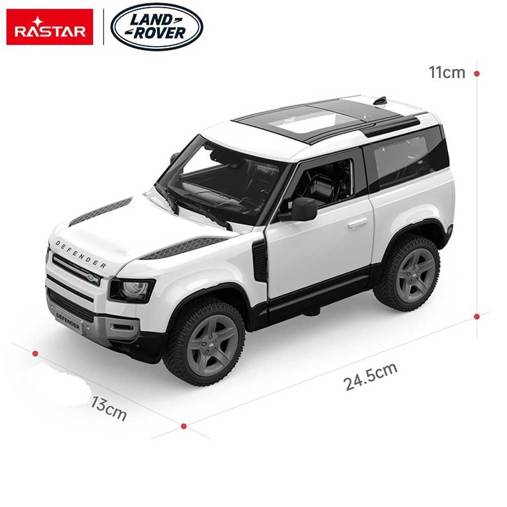RASTAR Die cast Jeep Land Rover Defender 90 1:24