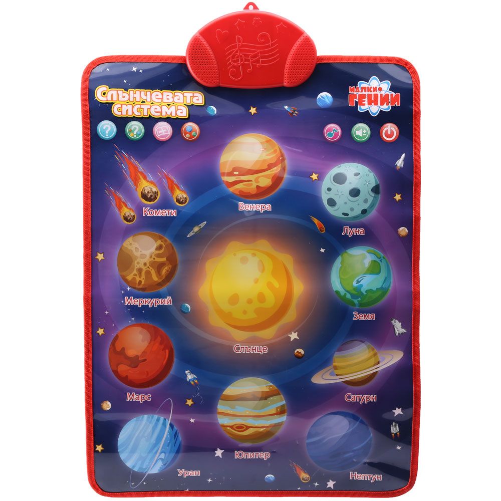 Εκπαιδευτική αφίσα NTOYS Little Geniuses THE SOLAR SYSTEM