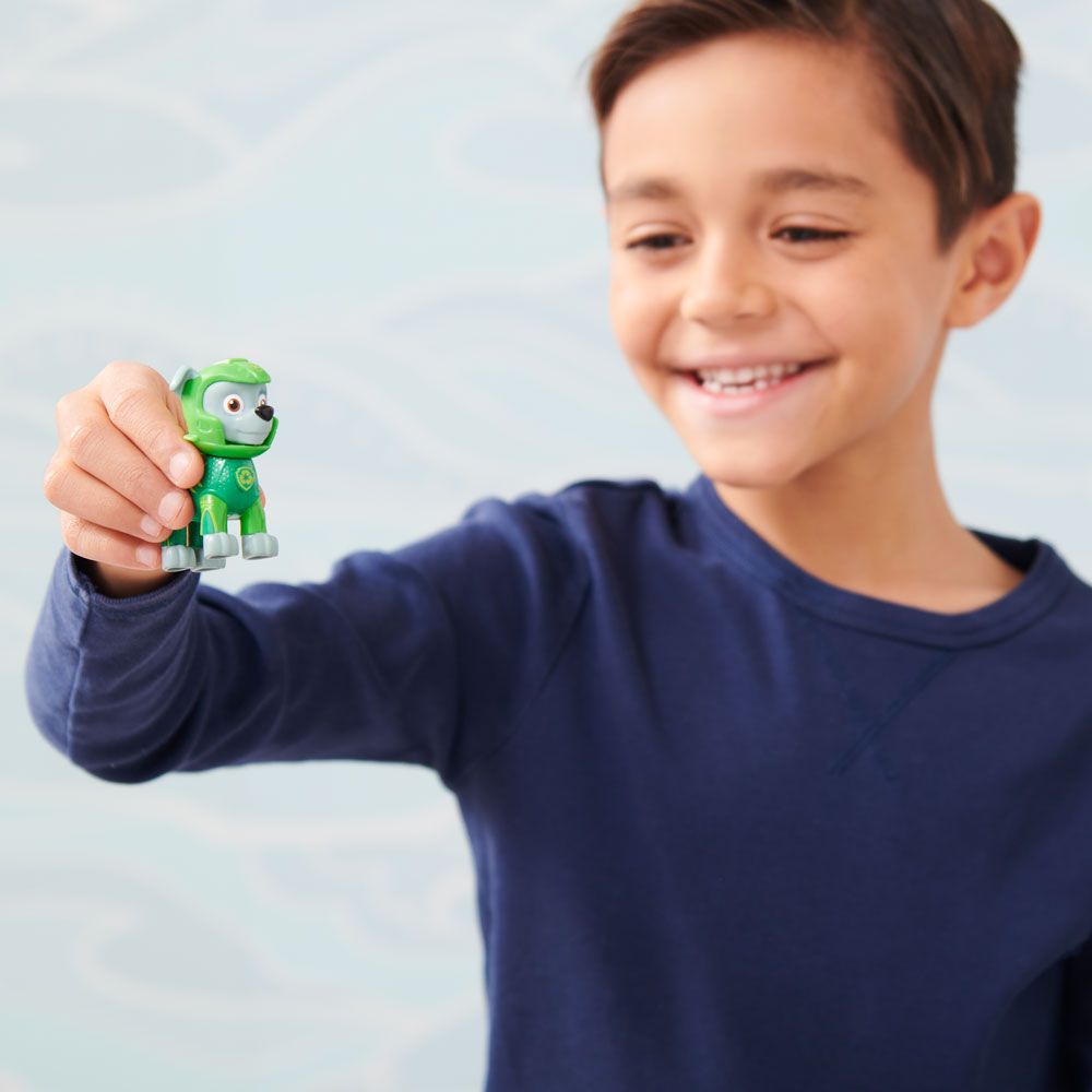 PAW PATROL Aqua Pups Βραχώδης φιγούρα με υποβρύχιο φίλο Sawfish