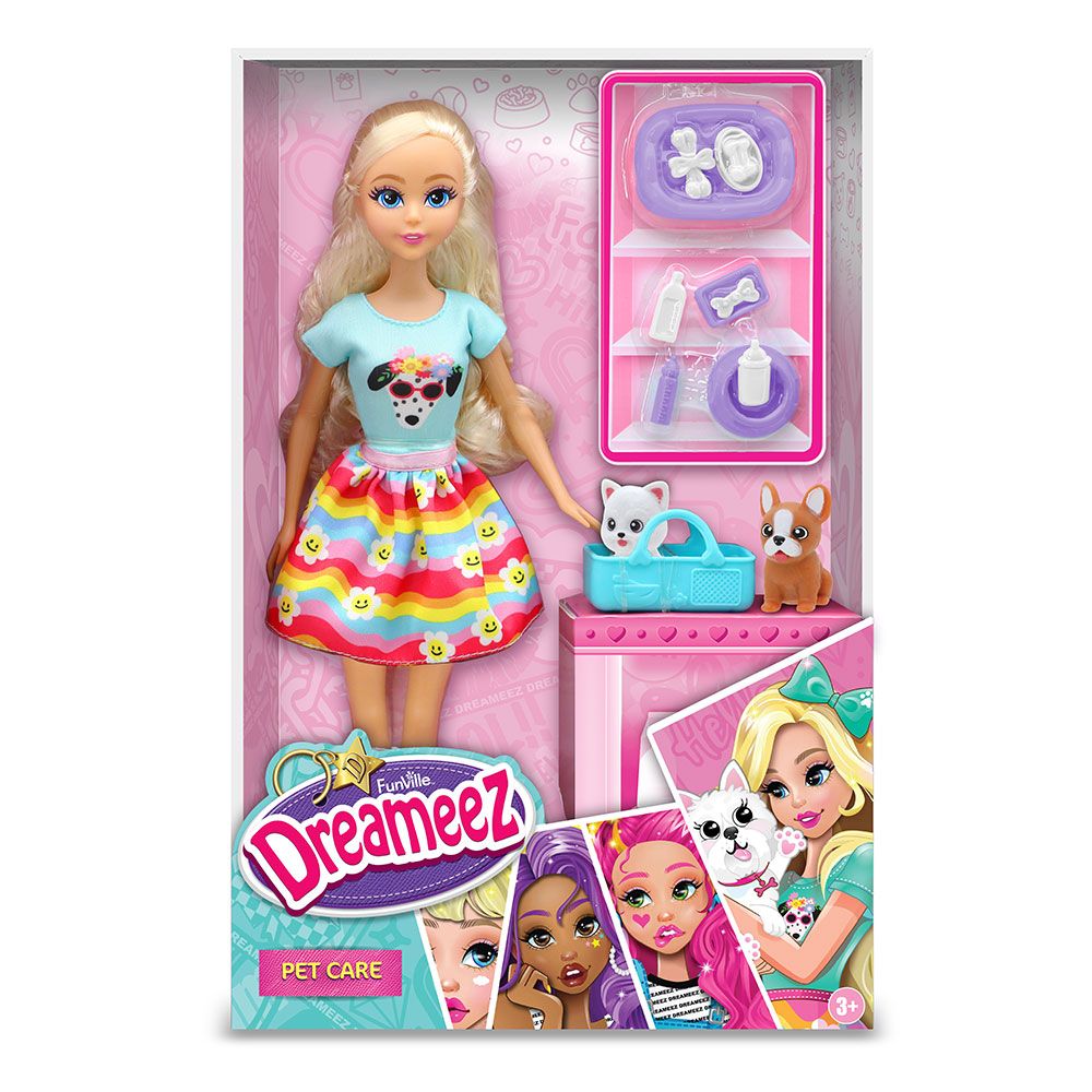 Κούκλα Dreameez με κατοικίδια και αξεσουάρ