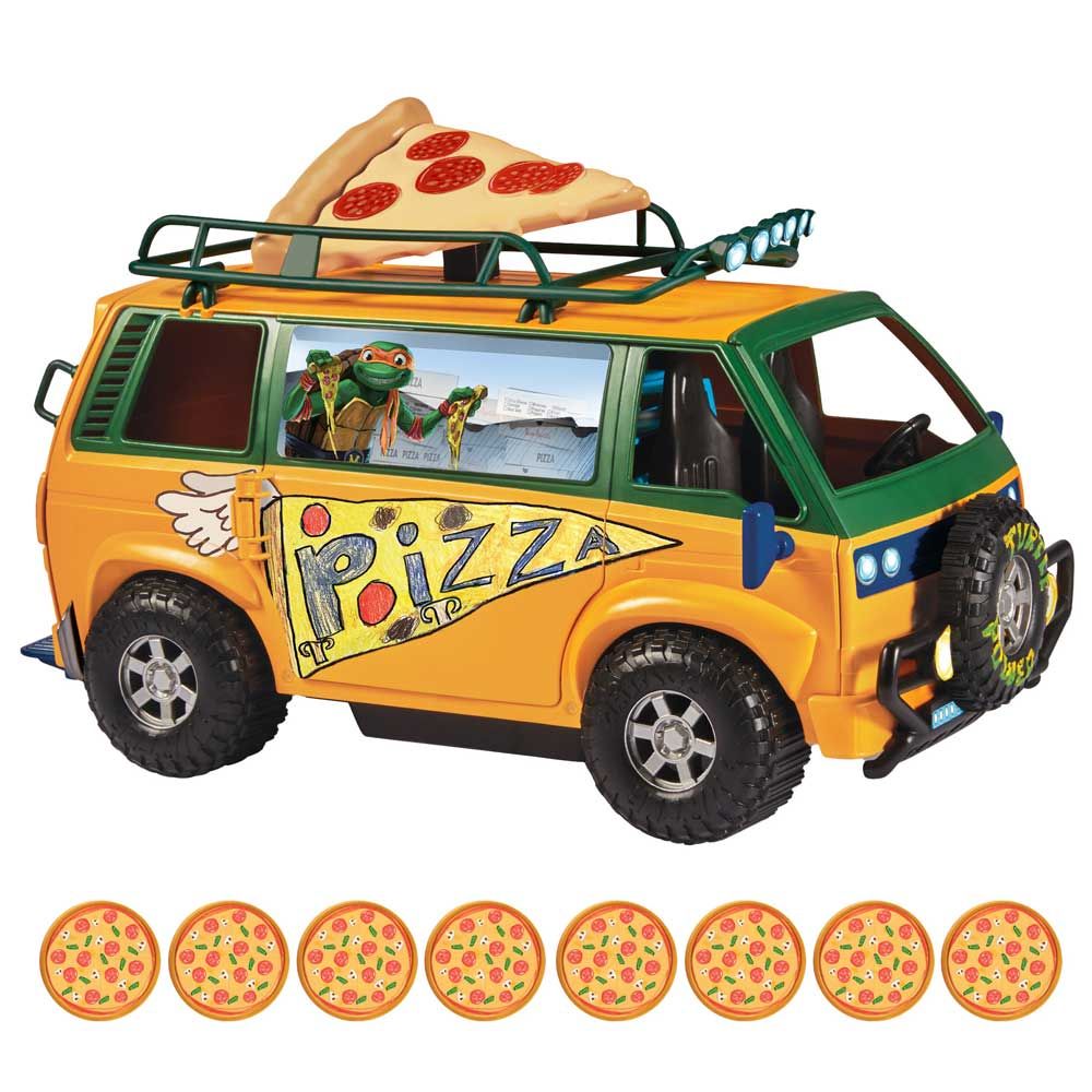 TMNT Teenage Mutant Ninja Turtles Total Chaos Truck Pizza Van