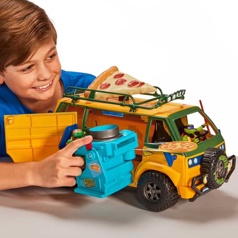 TMNT Teenage Mutant Ninja Turtles Total Chaos Truck Pizza Van