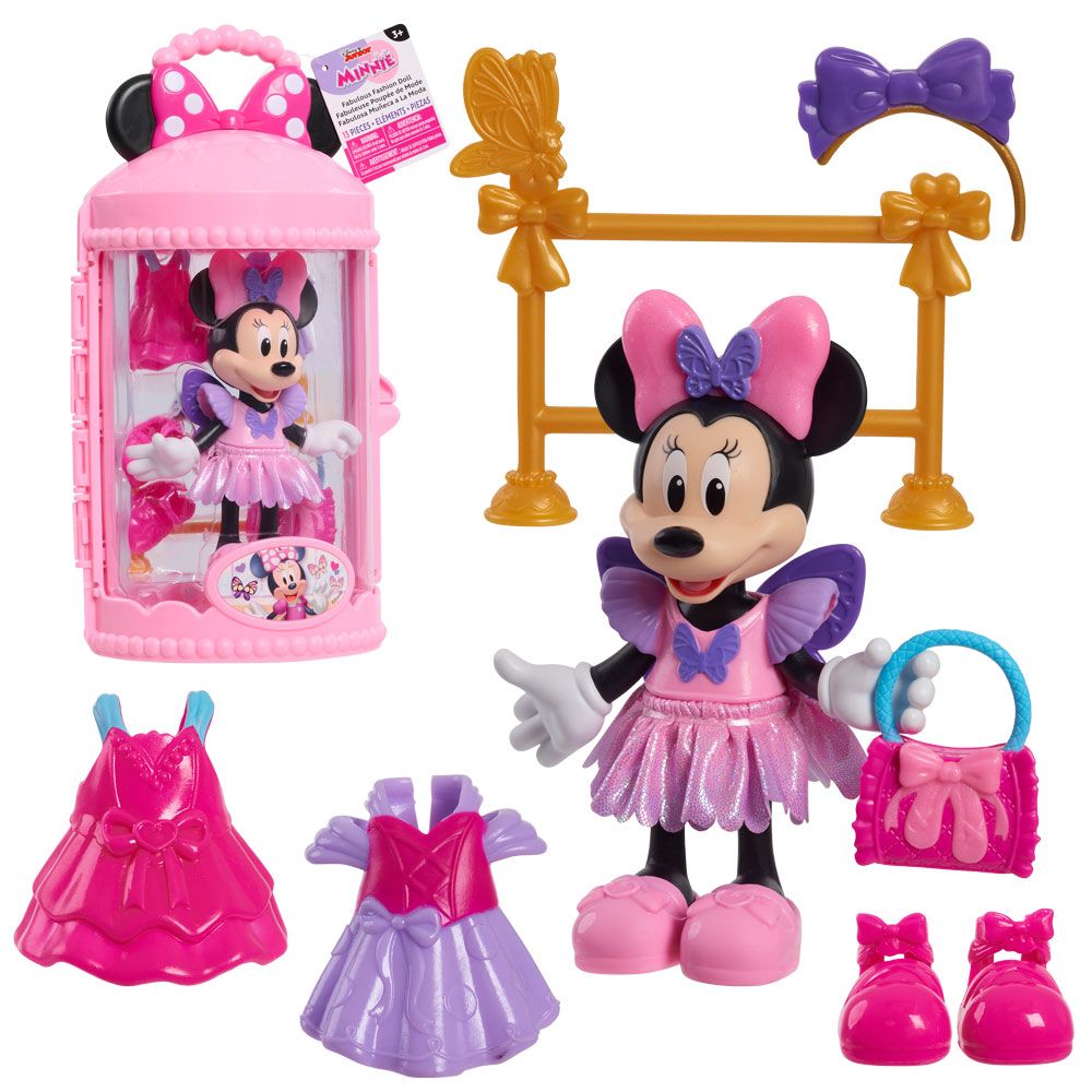 DISNEY Minnie Mouse Doll Glitter & Glam