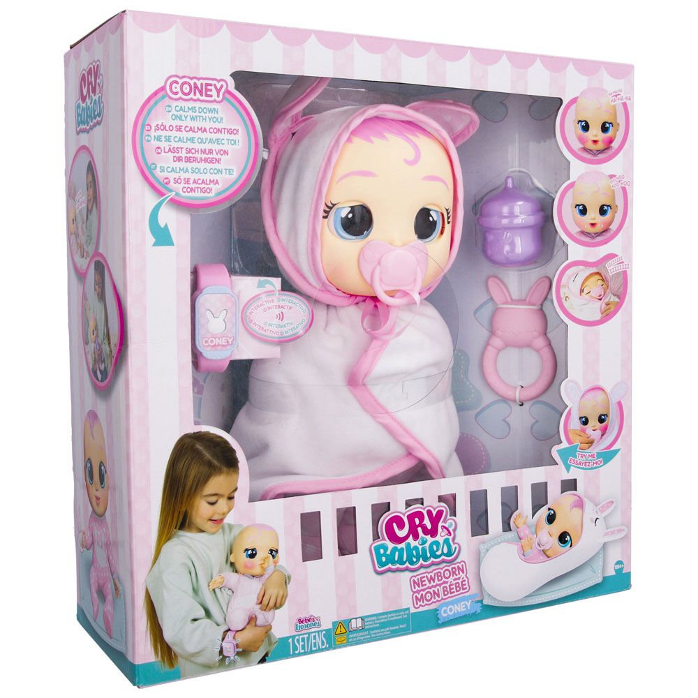 IMC Doll CRYBABIES Newborn Baby Coney