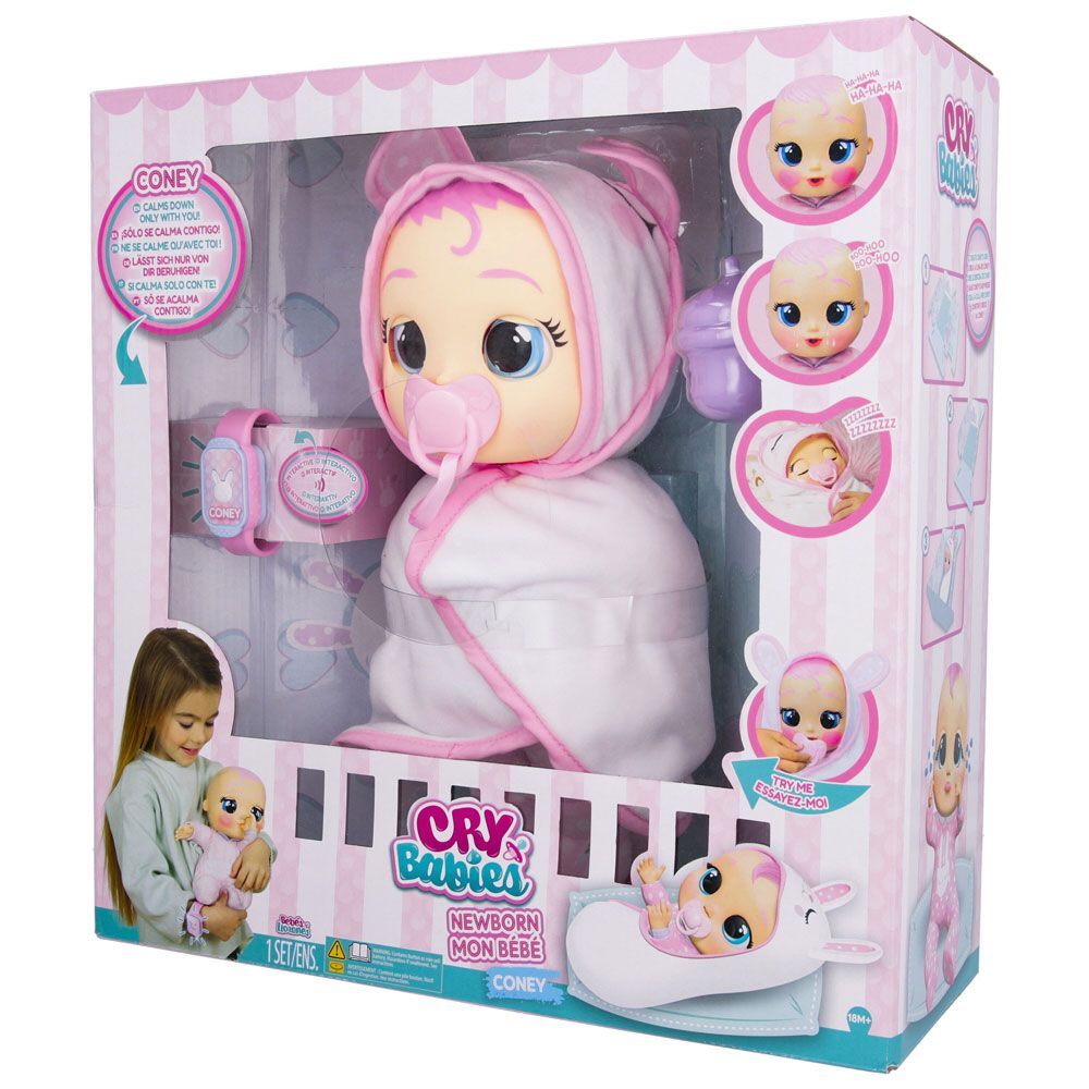 IMC Doll CRYBABIES Newborn Baby Coney
