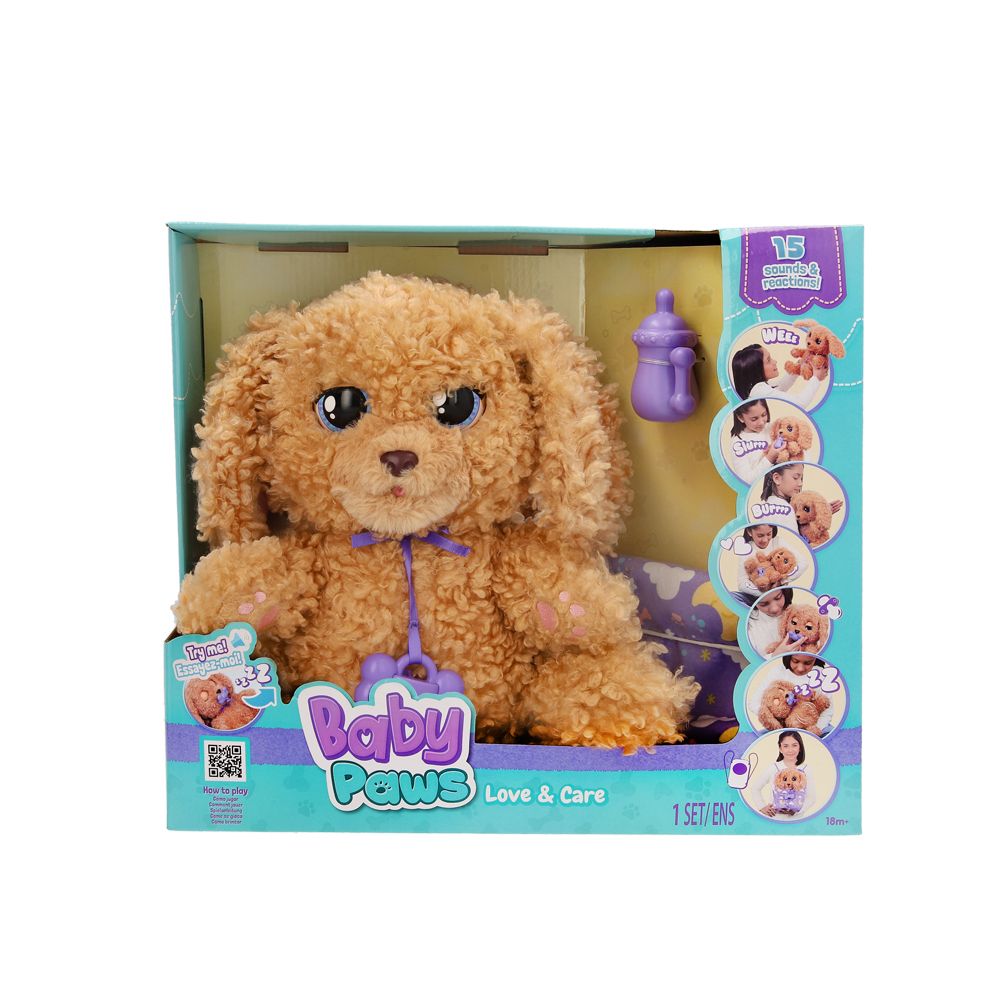 IMC Interactive Baby Dog Baby Paws Labradoodle