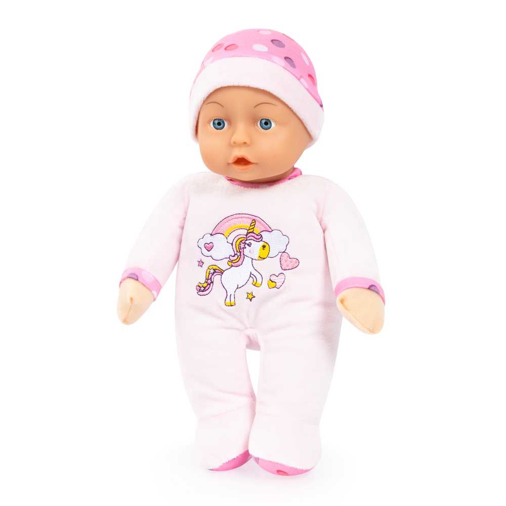 Κούκλα Bayer μαλακό σώμα 30 cm. Το πρώτο μου μωρό Unicorn Onesie
