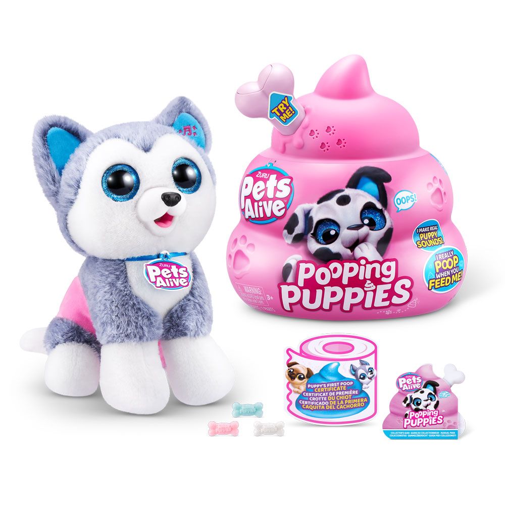 PET ALIVE Pooping Dog Surprise Pooping Puppies
