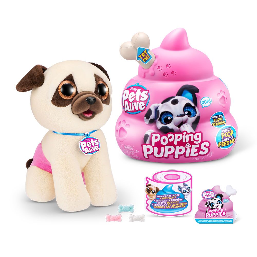 PET ALIVE Pooping Dog Surprise Pooping Puppies