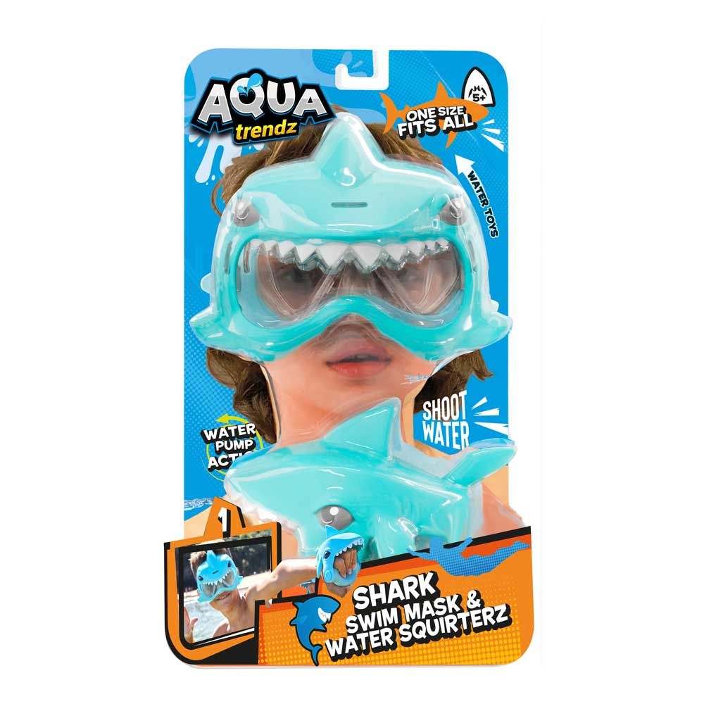 Μάσκα κολύμβησης Aqua Trendz με όπλο νερού Shark