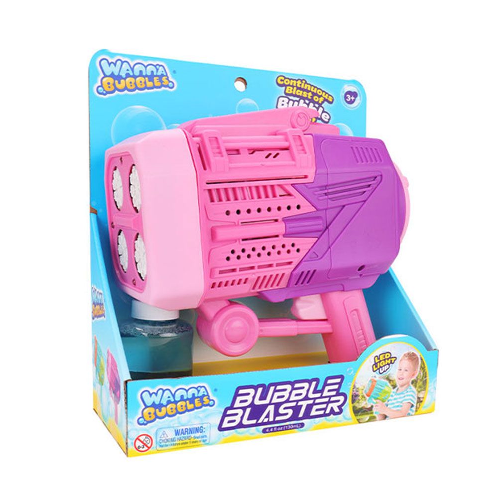 WANNA BUBBLES Μπαζούκα με σαπουνόφουσκα και φώτα LED