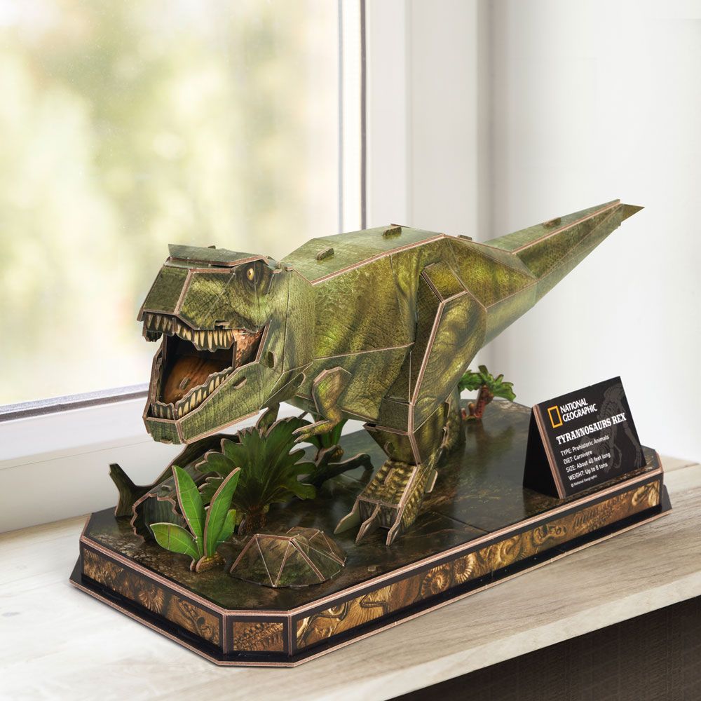 CubicFun Puzzle 3D National Geographic Tyrannosaurus Rex 52h.