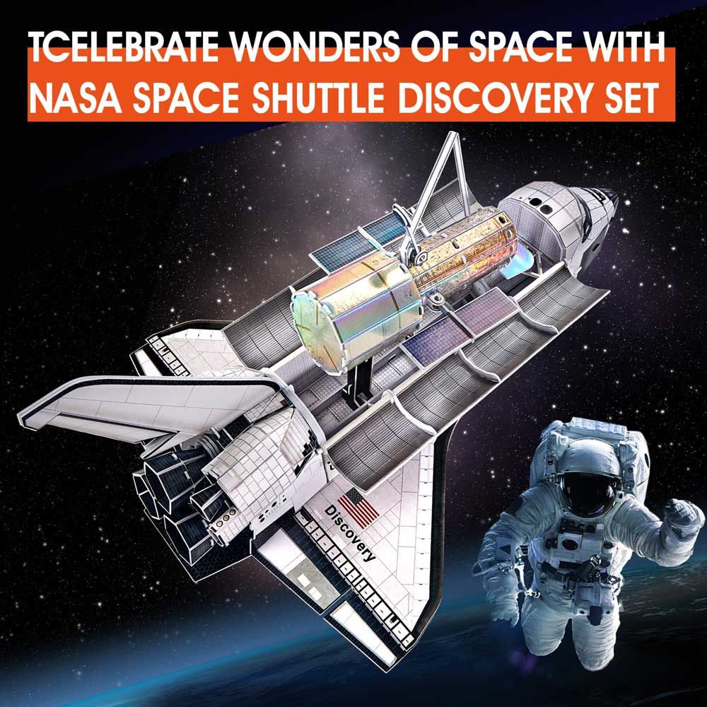 CubicFun Puzzle 3D NASA Space Shuttle Discovery 126h.