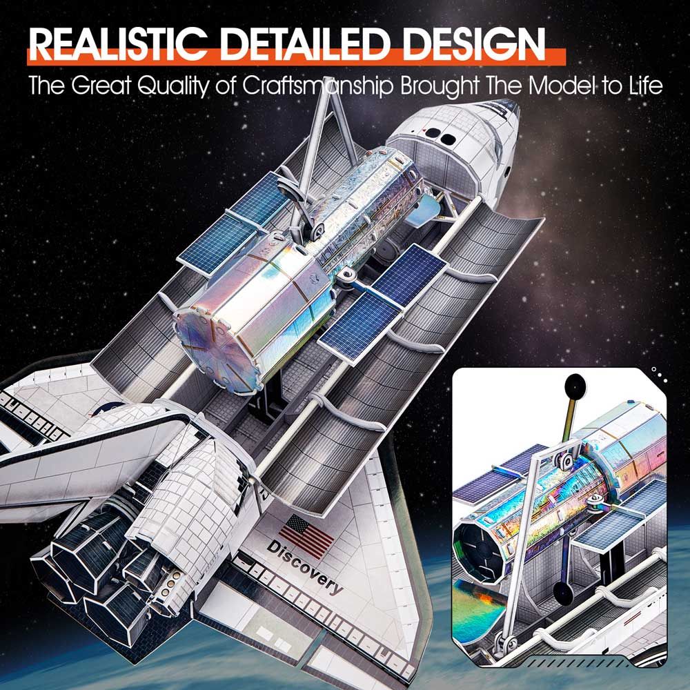 CubicFun Puzzle 3D NASA Space Shuttle Discovery 126h.