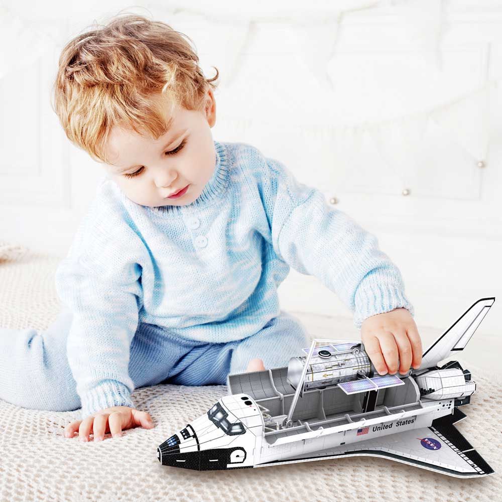 CubicFun Puzzle 3D NASA Space Shuttle Discovery 126h.