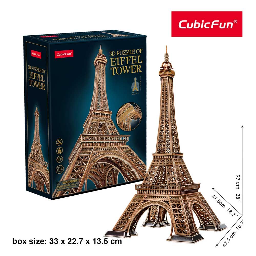 CubicFun Puzzle 3D Πύργος του Άιφελ 314h.
