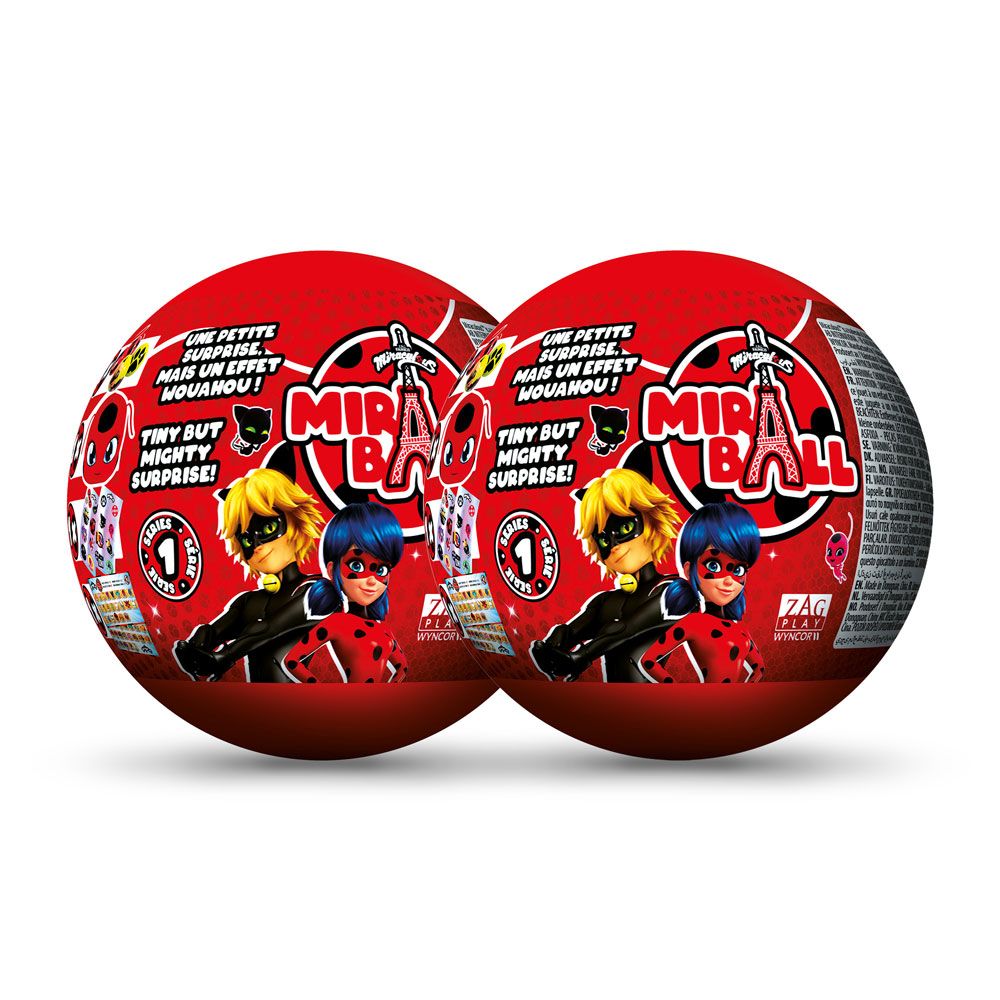 MIRACULOUS Ladybug and Cat Miraball Miraball M14025/14007