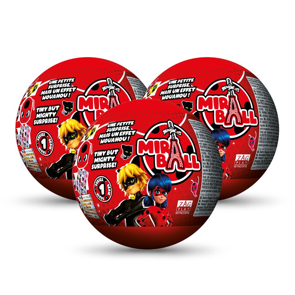 MIRACULOUS Ladybug and Cat Miraball Miraball M14025/14007