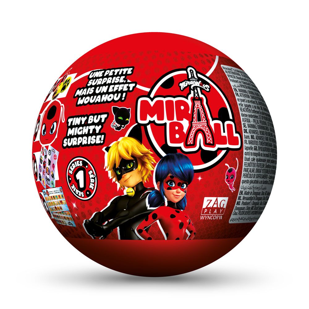 MIRACULOUS Ladybug and Cat Miraball Miraball M14025/14007