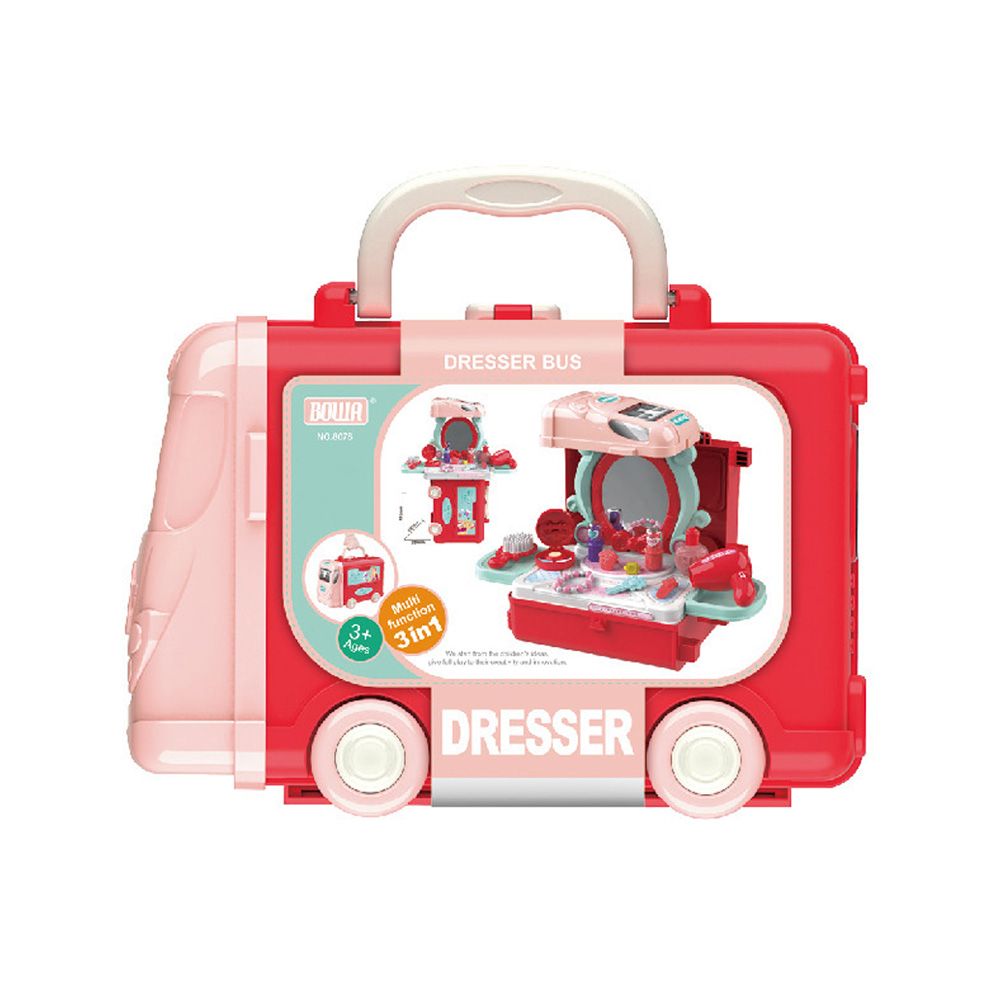 Bowa Beauty Center in Bus Suitcase 3in1