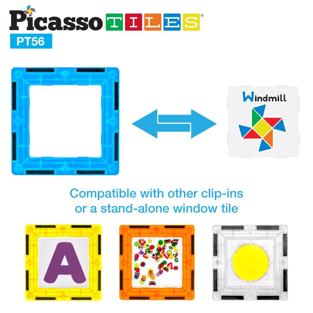 Μαγνητικός Κατασκευαστής Picasso Learn and Play 56 κομμάτια
