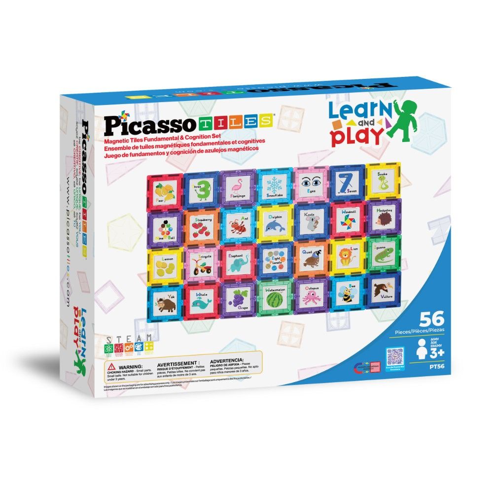 Μαγνητικός Κατασκευαστής Picasso Learn and Play 56 κομμάτια