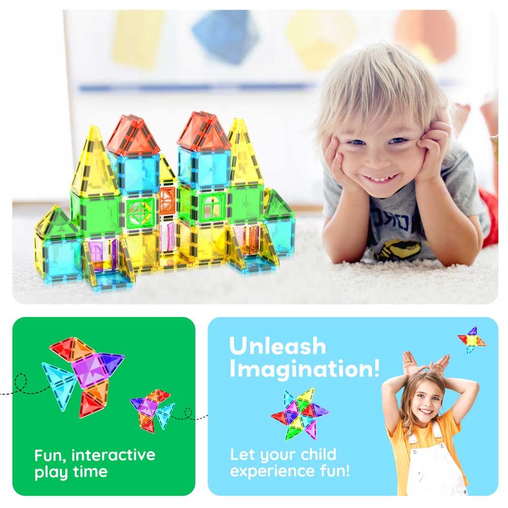 Μαγνητική κατασκευή Picasso STEAM Diamond Series 48 τεμάχια