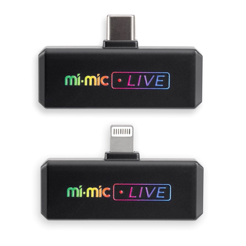 Ασύρματο φορητό μικρόφωνο WB με φωτισμό LED MI-MIC