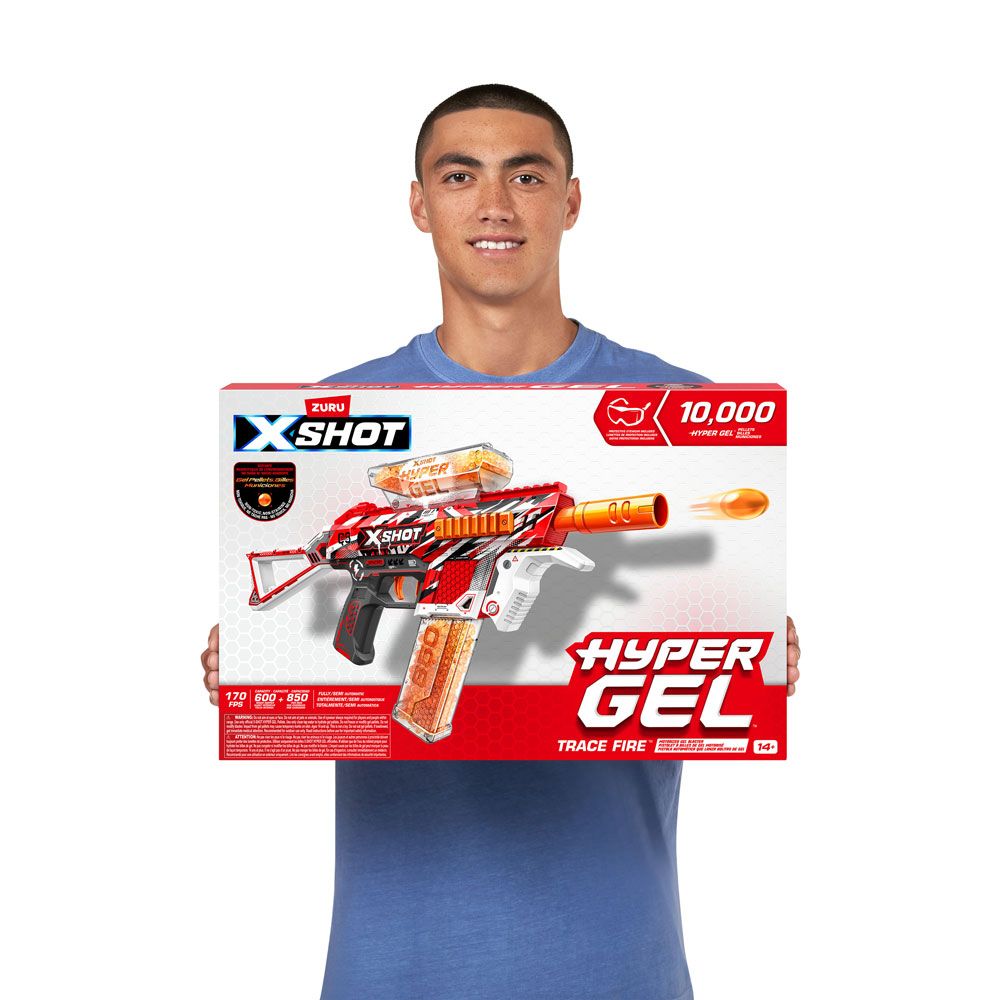 X Shot HYPER GEL Blaster με μπάλες gel trace fire