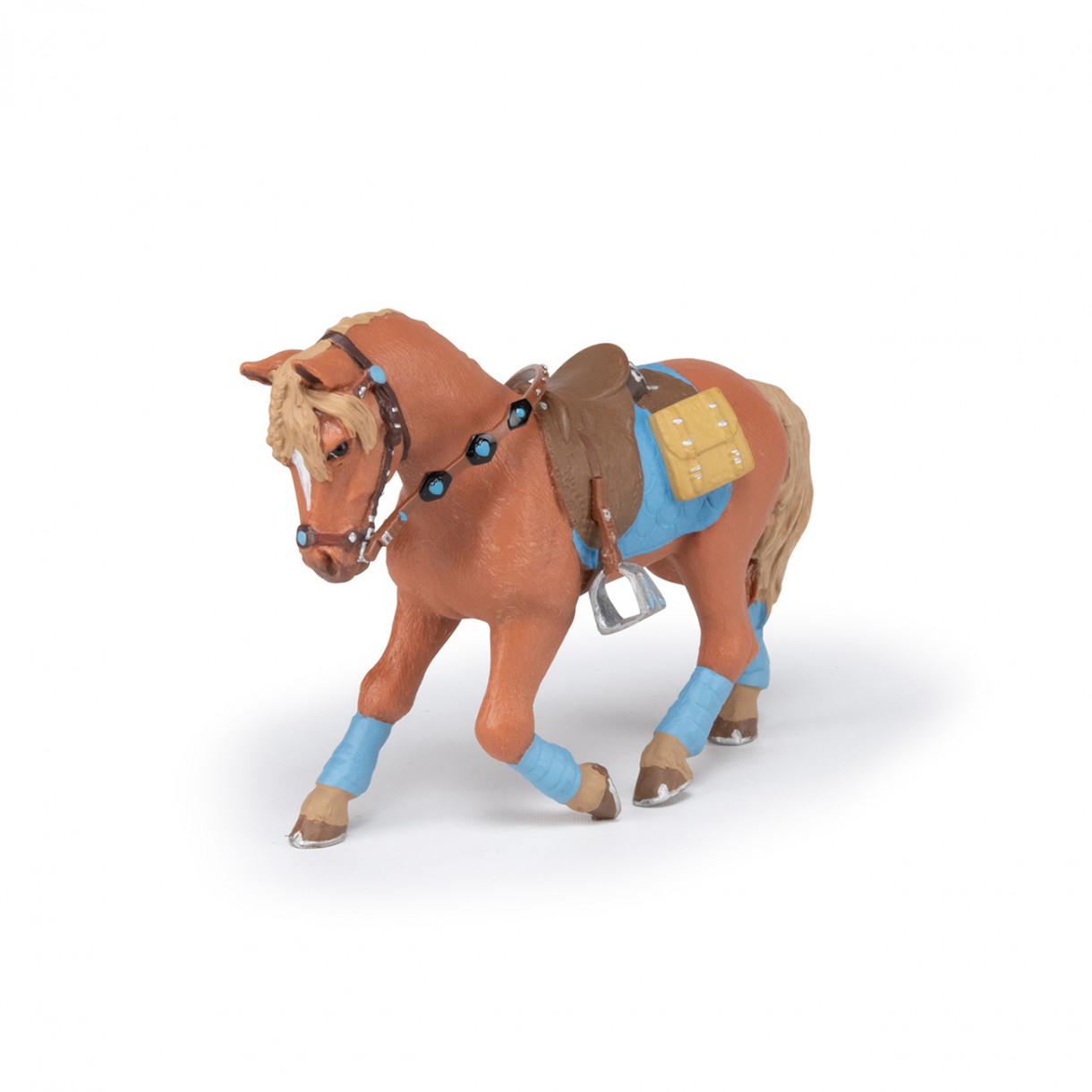 Φιγούρα ιππασίας σε μπλε χρώμα