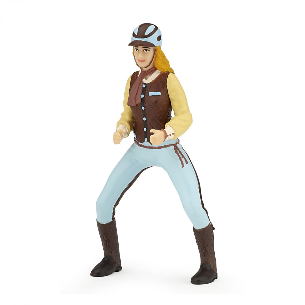 Φιγούρα αναβάτη σε μπλε