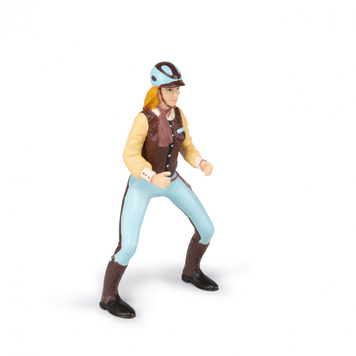 Φιγούρα αναβάτη σε μπλε