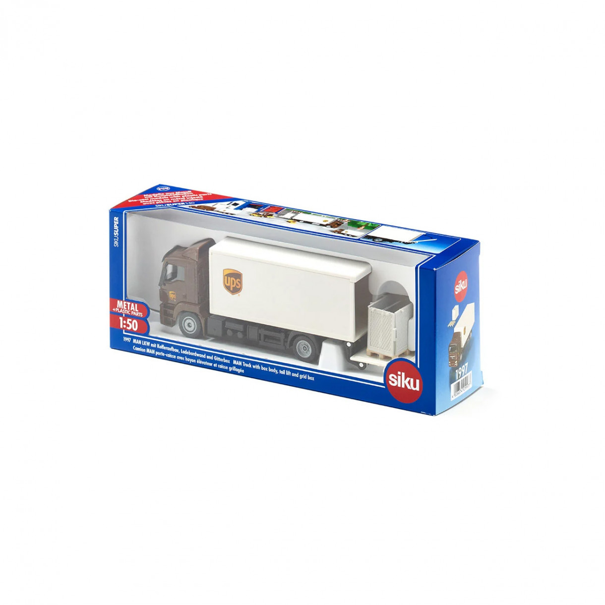 Παιχνίδι φορτηγό UPS σχεδίασης MAN