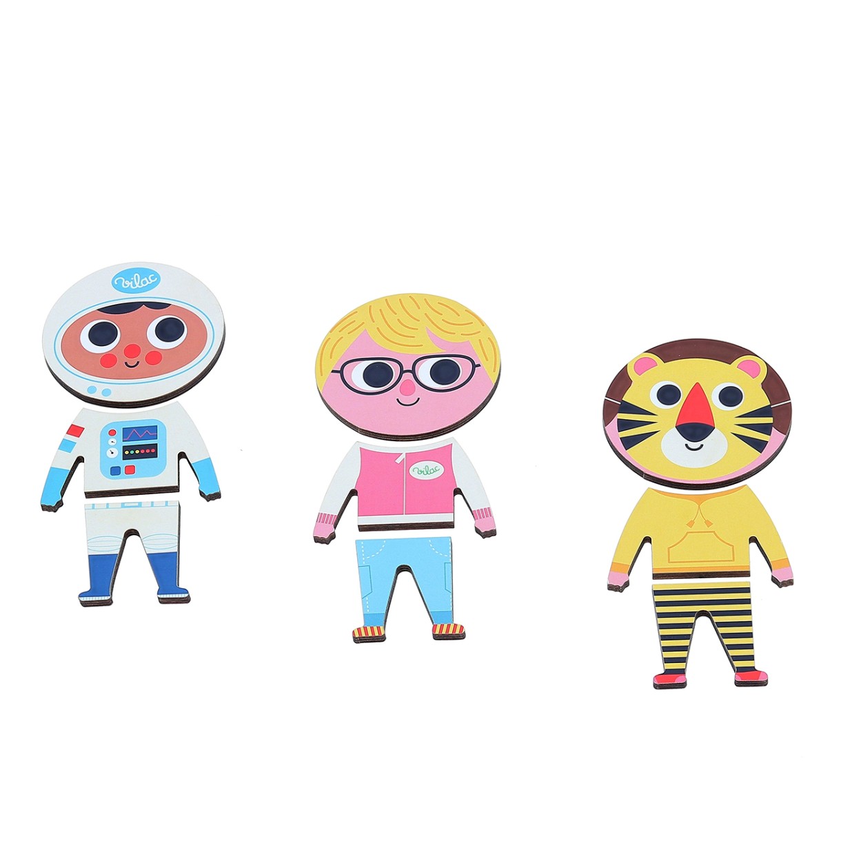 Ξύλινο παζλ ντυμένο αγόρι