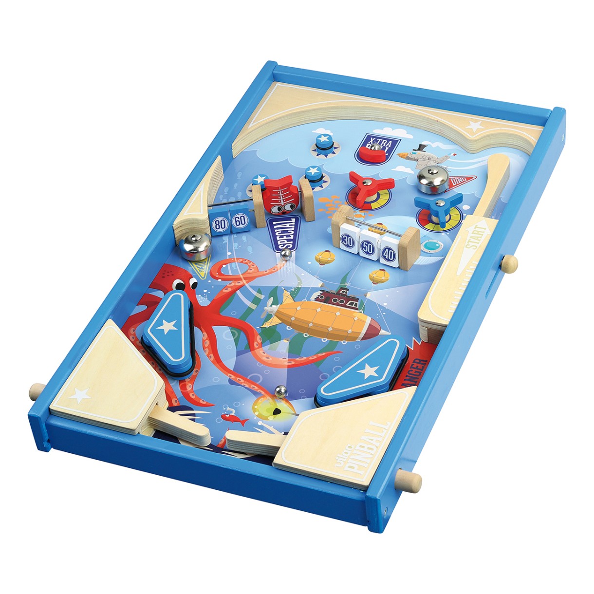 Παιχνίδι φλίπερ στο βυθό του ωκεανού