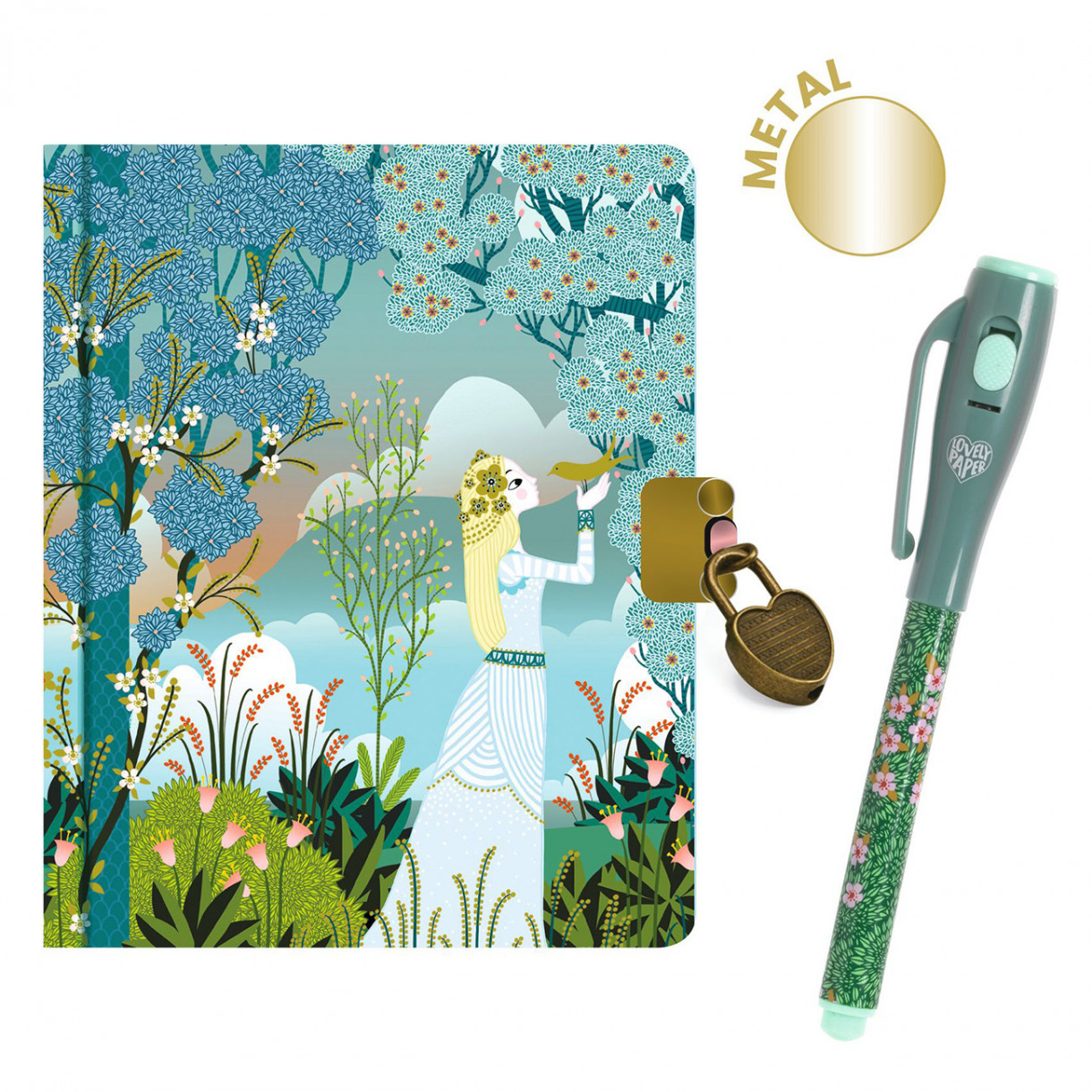 Μίνι μυστικό ημερολόγιο Charlotte Magic Pen