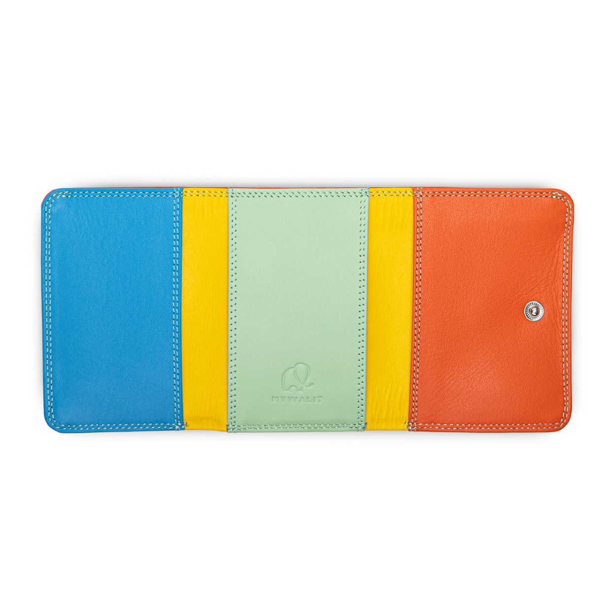 Μίνι τρίπτυχο πορτοφόλι Color Sicily