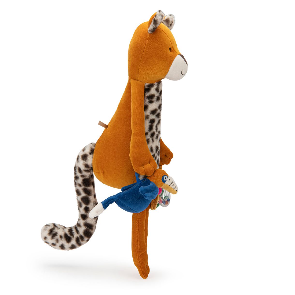 Λούτρινο παιχνίδι λεοπάρδαλης με δραστηριότητες